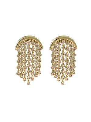 Gold Rain Earings - Yellow Gold